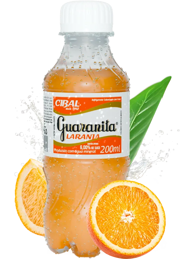 Garrafa de Guaranita Laranja